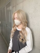 ガルボヘアー 名古屋栄店(garbo hair)&nbsp;ハイトーンハイライトプルエクステ10代20代