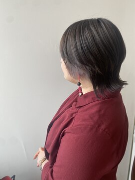 レシェル 松阪(RECIEL) ウルフとインナーカラー