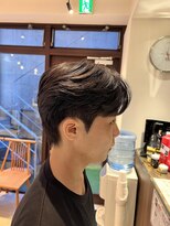 アルム オモテサンドウ(ALLM omotesando) 2ヶ月前のパーマを活かして◎メンズ韓国ヘア カルマパーマ