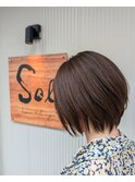 手間いらす楽ちんショートボブ