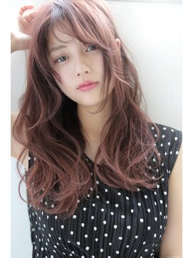 マルフェ 天王寺(marfe) 【marfe】透明感カラー＿ピンクヘアー＿レイヤーカット