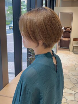 ジアン バイ ミルボン 西宮ガーデンズプラス(GIEN by milbon) 大人女性のボブカット/ブラウンベージュ