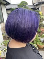 ぱ～ま屋 おおさき&nbsp;色落ちをシルバーぽく♪