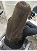 オリーブグレージュ　赤み消しカラー