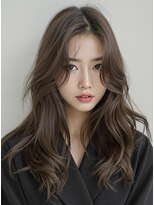 エス 天満扇町(esu)&nbsp;yaラテブラウンカラー/レイヤーカット/ロングスタイル