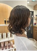 イメチェン外ハネボブ美髪ワイドバング/ショートボブ髪質改善