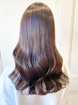 へアメイクワンプラス 四日市(HAIR MAKE ONEplus) 20代30代40代大人可愛いシアーピンク透明感肩ライン外ハネ