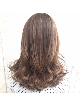 フリーダム ベル 下中野店(freedom belle) 毛先にふんわりカールをつけた【柔らか質感のデジタルパーマ】