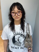 ローエ バイ デコ(Rohe by DECO)&nbsp;[伽羅]ブリーチ毛に平成っぽパーマスタイル