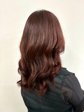 ルアン 上通り(ruen) 艶髪　レッドブラウン　似合わせカット　熊本