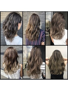 【岡山/総社】白髪ぼかしのヘアカラー