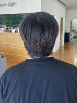 サラ ビューティ サイト 春日(SARA Beauty sight) パーマにもおすすめ！えりあし残したマッシュスタイル