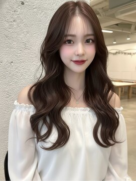 美容室 パルス 静岡鷹匠店(PALS) 韓国風 顔周りカット アッシュブラウン 髪質改善