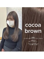 ガーランドウメダ(Garland umeda)&nbsp;艶髪/ロングレイヤー/ココアブラウン/大人透明感カラー