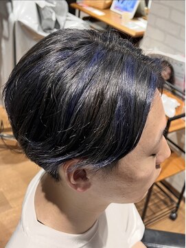 ビス ヘア アンド ビューティー 西新井店(Vis Hair&Beauty) メンズハイライトブルーアッシュ