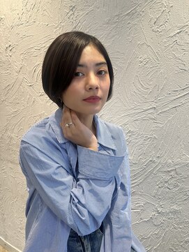 エクリ シセイドウ 麻布十番店(equri×SHISEIDO) 【麻布十番】大人の丸みショートスタイル