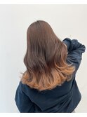 オレンジベージュグラデーション