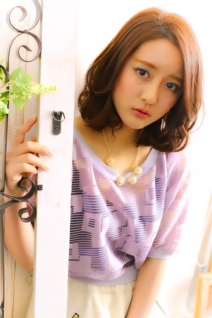 キレイ×カワイイ♪北川景子風美人ミディアム☆：L000766178