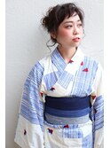 【涼しげで可愛い】ふんわり浴衣スタイル
