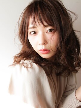 ルッソ(RUSSO) 【RUSSO】シースルーバング☆肩ミディアム