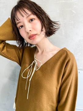 ロジッタ(ROJITHA) 【ROJITHA】外ハネボブ×ラフベージュ