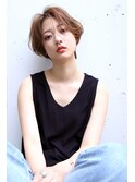 センターパート*ショートボブ*ナチュラルボブ
