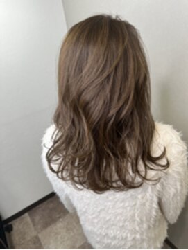 エイム ヘア リアム 調布店(eim hair liam) カーキベージュレイヤースタイル