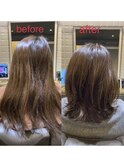 美髪エステでふんわり上品レイヤーミディ【カミケンガレリア】