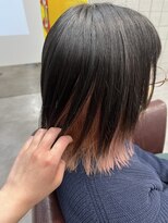 ティノア(Tinoa) 切りっぱなしピンクインナーカラー