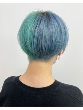 ゲーム 渋谷店(GAME) ダブルカラーブルーベージュカラーケアブリーチハイトーンカラー