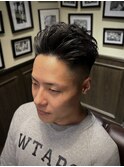 オールバックスキンフェード