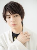 斜めバングで目力UP!マットブラウンナチュラルショートA新所沢
