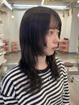 ヒョンミョン ライズバイレボ 取手店(hyon myon/RISE by REVO)&nbsp;レイヤーカット/デザインカラー/オリーブベージュ[取手/取手駅]