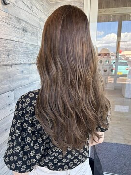 ベルシュヴー(belles cheveux) 透明感のあるブリーチなしミルクティーベージュ