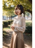 包み込むような丸みボブ