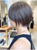 【Say.岩井】丸みショート×グレージュブラウン×大人可愛い