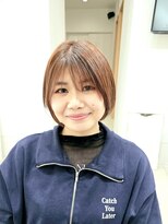 メタ(META) 襟足短め/前髪短め/丸みがある/耳に掛ける韓国系スタイル♪