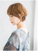 【骨格に合わせます♪】ふんわりパーマ風ショートボブ