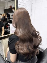 リア(riah)&nbsp;ブリーチなしダブルカラーレイヤーカット韓国ヘア