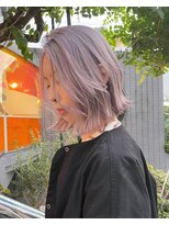 リル(Lille 橋本)&nbsp;ラベンダーミルクティー_ホワイトブロンド