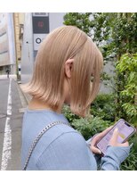 シェーン 仙台駅広瀬通店(schon)&nbsp;結べるボブ×ベージュ