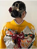 成人式セット　タイトお団子　水引　着物アレンジ【天神/今泉】