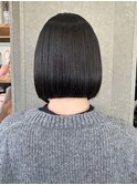 似合わせカット×韓国縮毛矯正顔周りボブ[表参道]