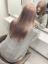 キング(K!ng)&nbsp;縮毛矯正髪質改善ハイライトレイヤーカット楠葉美容室エクステ