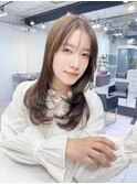 20代/30代/40代/50代/美髪/ナチュラルレイヤー/小顔ストレート