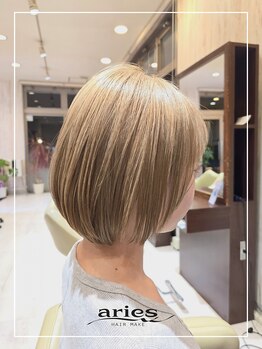 ヘアメイク アリエス 岩切店(HAIR MAKE aries)の写真/全員使用OKのクーポンがあるから、いつでも何回でもプチプラで可愛くなれる♪お洒落したい方を全力で応援☆