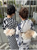 浴衣ヘアセット
