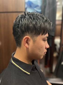 ヒロギンザ 青山店(HIRO GINZA) ツーブロックアップバング