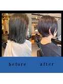 バッサリショート♪