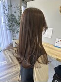 ’大人ロングヘア×定番透明感カラー’